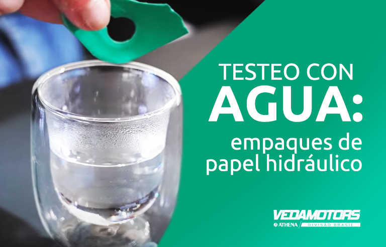 Empaques de papel hidráulico Vedamotors: Compruebe el rendimiento en la prueba de agua
